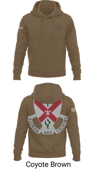 C Co 1-124 Rifle Company 57736053 Hoodie - 17