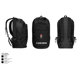 Gear Bag, 2-124IN SNIPER, , Teamtime, Team time, sublimation, custom sports apparel, team uniforms, spirit wear, spiritwear, sports uniforms, custom shirts, team store, custom team store, fundraiser sports, apparel fundraiser
