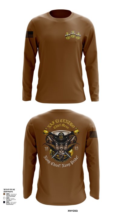 NAFEC CPO Mess 77271572 Long Sleeve Performance Shirt 10