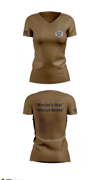 Women's Short Sleeve Vneck Shirt, Warrior battalion, Army, Teamtime, Team time, sublimation, custom sports apparel, team uniforms, spirit wear, spiritwear, sports uniforms, custom shirts, team store, custom team store, fundraiser sports, apparel fundraiser