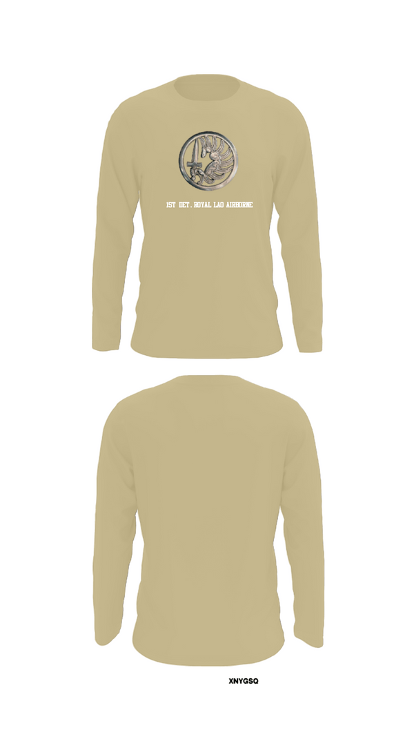 Long Sleeve Performance Shirt, 1st Det. Royal Lao Airborne, Army, Teamtime, Team time, sublimation, custom sports apparel, team uniforms, spirit wear, spiritwear, sports uniforms, custom shirts, team store, custom team store, fundraiser sports, apparel fundraiser