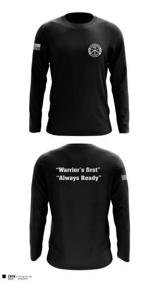 Long Sleeve Performance Shirt, Warrior battalion, Army, Teamtime, Team time, sublimation, custom sports apparel, team uniforms, spirit wear, spiritwear, sports uniforms, custom shirts, team store, custom team store, fundraiser sports, apparel fundraiser