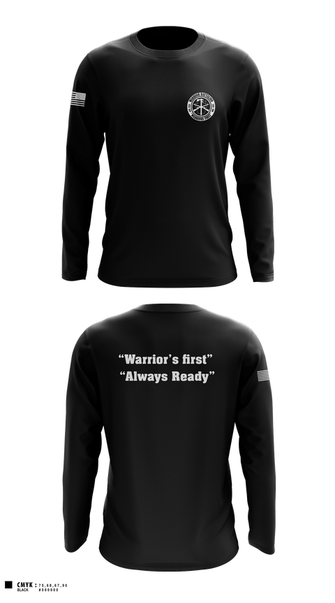 Long Sleeve Performance Shirt, Warrior battalion, Army, Teamtime, Team time, sublimation, custom sports apparel, team uniforms, spirit wear, spiritwear, sports uniforms, custom shirts, team store, custom team store, fundraiser sports, apparel fundraiser