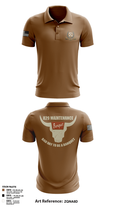 829 maintenance 40042048 Short Sleeve Performance Polo - 1