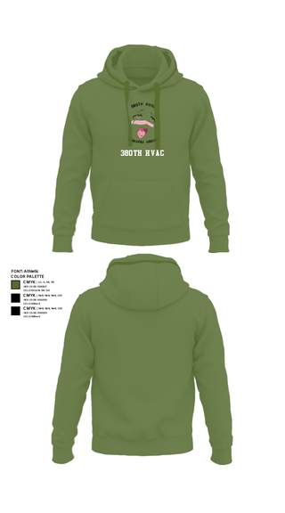 Hoodie, 380th HVAC, , Teamtime, Team time, sublimation, custom sports apparel, team uniforms, spirit wear, spiritwear, sports uniforms, custom shirts, team store, custom team store, fundraiser sports, apparel fundraiser