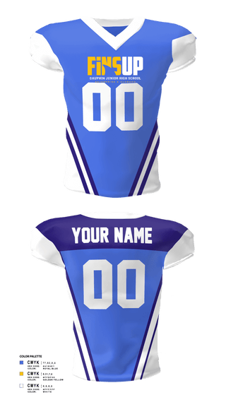 Football Jersey, Dauphin Fins, Football, Teamtime, Team time, sublimation, custom sports apparel, team uniforms, spirit wear, spiritwear, sports uniforms, custom shirts, team store, custom team store, fundraiser sports, apparel fundraiser
