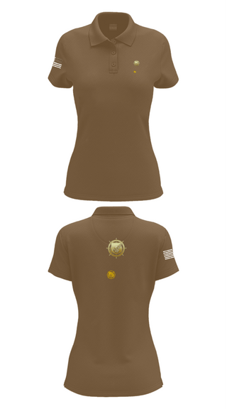 Women's Short Sleeve Performance Polo, 383rd MCT, Army, Teamtime, Team time, sublimation, custom sports apparel, team uniforms, spirit wear, spiritwear, sports uniforms, custom shirts, team store, custom team store, fundraiser sports, apparel fundraiser