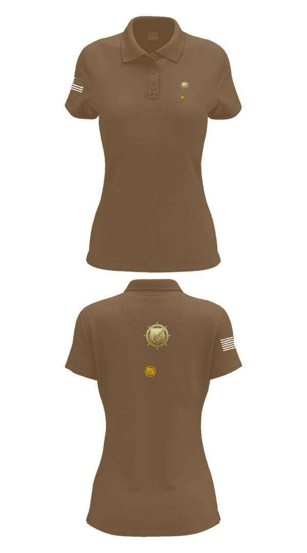 Women's Short Sleeve Performance Polo, 383rd MCT, Army, Teamtime, Team time, sublimation, custom sports apparel, team uniforms, spirit wear, spiritwear, sports uniforms, custom shirts, team store, custom team store, fundraiser sports, apparel fundraiser