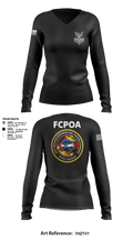 NMRTC-PH FCPOA 79127283 Women's Long Sleeve V-neck Shirt - 6