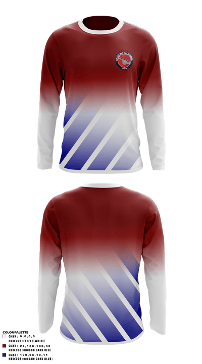 Sporting California USA 68950375 Long Sleeve Performance Shirt - 1