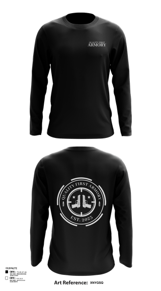 Long Sleeve Performance Shirt, QUALITY FIRST ARMORY, , Teamtime, Team time, sublimation, custom sports apparel, team uniforms, spirit wear, spiritwear, sports uniforms, custom shirts, team store, custom team store, fundraiser sports, apparel fundraiser
