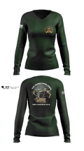 Clb-5 16970811 Women's Long Sleeve V-neck Shirt - 3