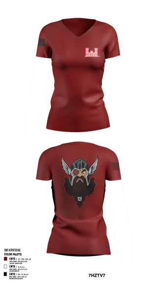 Women's Short Sleeve Vneck Shirt, 689 EN CO, Army, Teamtime, Team time, sublimation, custom sports apparel, team uniforms, spirit wear, spiritwear, sports uniforms, custom shirts, team store, custom team store, fundraiser sports, apparel fundraiser