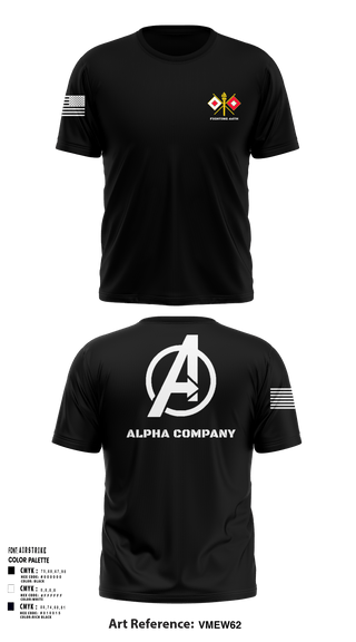 Short Sleeve Performance Shirt, Alpha Company, Army, Teamtime, Team time, sublimation, custom sports apparel, team uniforms, spirit wear, spiritwear, sports uniforms, custom shirts, team store, custom team store, fundraiser sports, apparel fundraiser