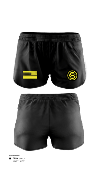 Women's Shorts, OCS 117th RTI, National Guard, Teamtime, Team time, sublimation, custom sports apparel, team uniforms, spirit wear, spiritwear, sports uniforms, custom shirts, team store, custom team store, fundraiser sports, apparel fundraiser