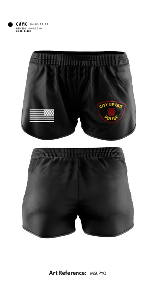 Ranger Panties, Erie police department, Police, Teamtime, Team time, sublimation, custom sports apparel, team uniforms, spirit wear, spiritwear, sports uniforms, custom shirts, team store, custom team store, fundraiser sports, apparel fundraiser