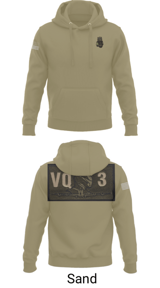 Hoodie, VQ-3 DET TRVS, Navy, Teamtime, Team time, sublimation, custom sports apparel, team uniforms, spirit wear, spiritwear, sports uniforms, custom shirts, team store, custom team store, fundraiser sports, apparel fundraiser