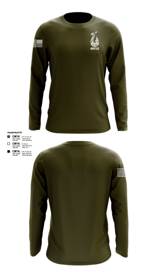 Long Sleeve Performance Shirt, Ortiz, Marines, Teamtime, Team time, sublimation, custom sports apparel, team uniforms, spirit wear, spiritwear, sports uniforms, custom shirts, team store, custom team store, fundraiser sports, apparel fundraiser