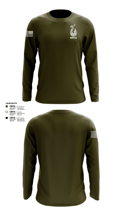 Ortiz 96148832 Long Sleeve Performance Shirt - 103
