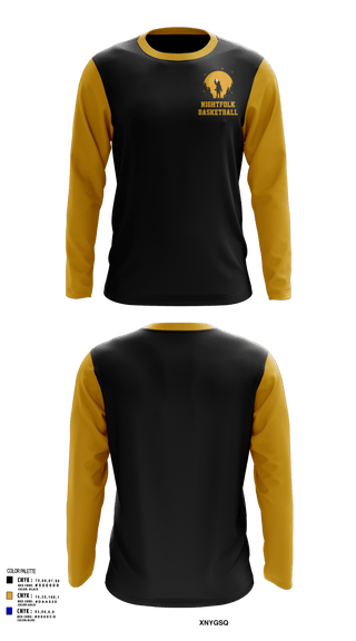 Long Sleeve Rash Guard Shirt, NightFolk, Men's Basketball, Teamtime, Team time, sublimation, custom sports apparel, team uniforms, spirit wear, spiritwear, sports uniforms, custom shirts, team store, custom team store, fundraiser sports, apparel fundraiser