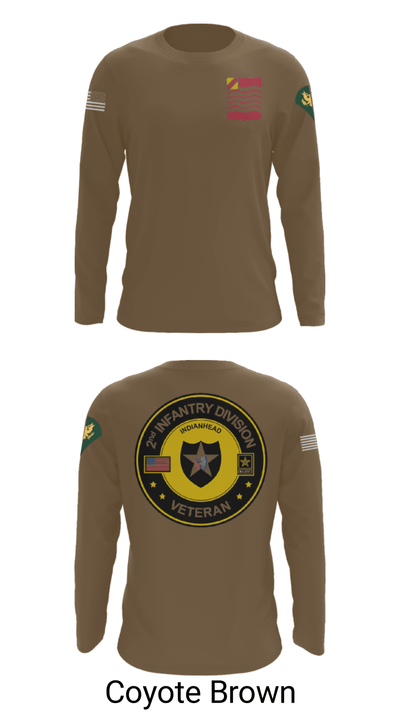 1st Battalion 15th Field Artillery 40296639 Long Sleeve Performance Shirt - 6