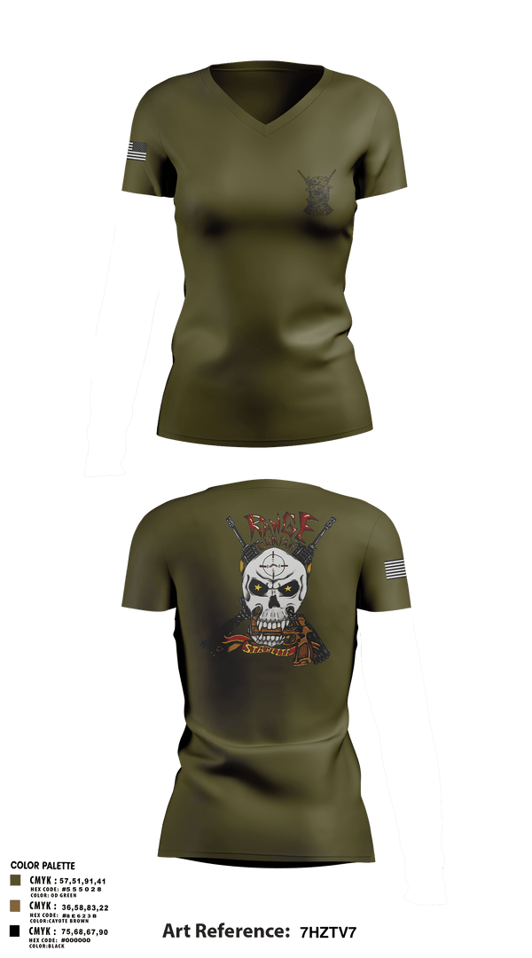Women's Short Sleeve Vneck Shirt, Range Company, Marines, Teamtime, Team time, sublimation, custom sports apparel, team uniforms, spirit wear, spiritwear, sports uniforms, custom shirts, team store, custom team store, fundraiser sports, apparel fundraiser