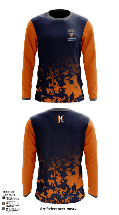 Kirkwood Cobras 92202066 Long Sleeve Performance Shirt - 1
