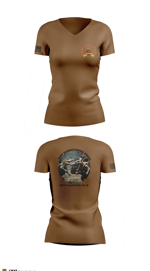 Women's Short Sleeve Vneck Shirt, Clb-5, Marines, Teamtime, Team time, sublimation, custom sports apparel, team uniforms, spirit wear, spiritwear, sports uniforms, custom shirts, team store, custom team store, fundraiser sports, apparel fundraiser