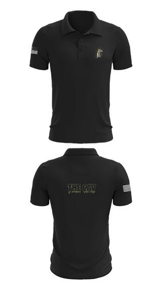 Short Sleeve Performance Polo, Eastern Panhandle Cavalry, Football, Teamtime, Team time, sublimation, custom sports apparel, team uniforms, spirit wear, spiritwear, sports uniforms, custom shirts, team store, custom team store, fundraiser sports, apparel fundraiser