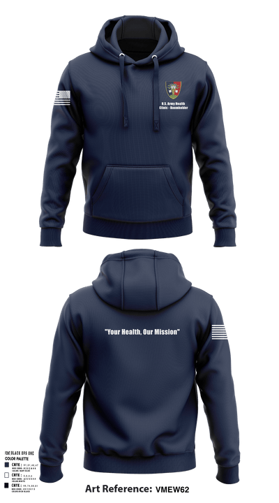 U.S. Army Health Clinic - Baumholder 42265508 Hoodie - 82