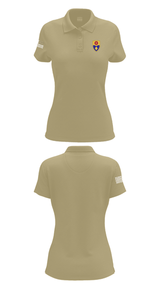 Women's Short Sleeve Performance Polo, 270th MP CO, National Guard, Teamtime, Team time, sublimation, custom sports apparel, team uniforms, spirit wear, spiritwear, sports uniforms, custom shirts, team store, custom team store, fundraiser sports, apparel fundraiser