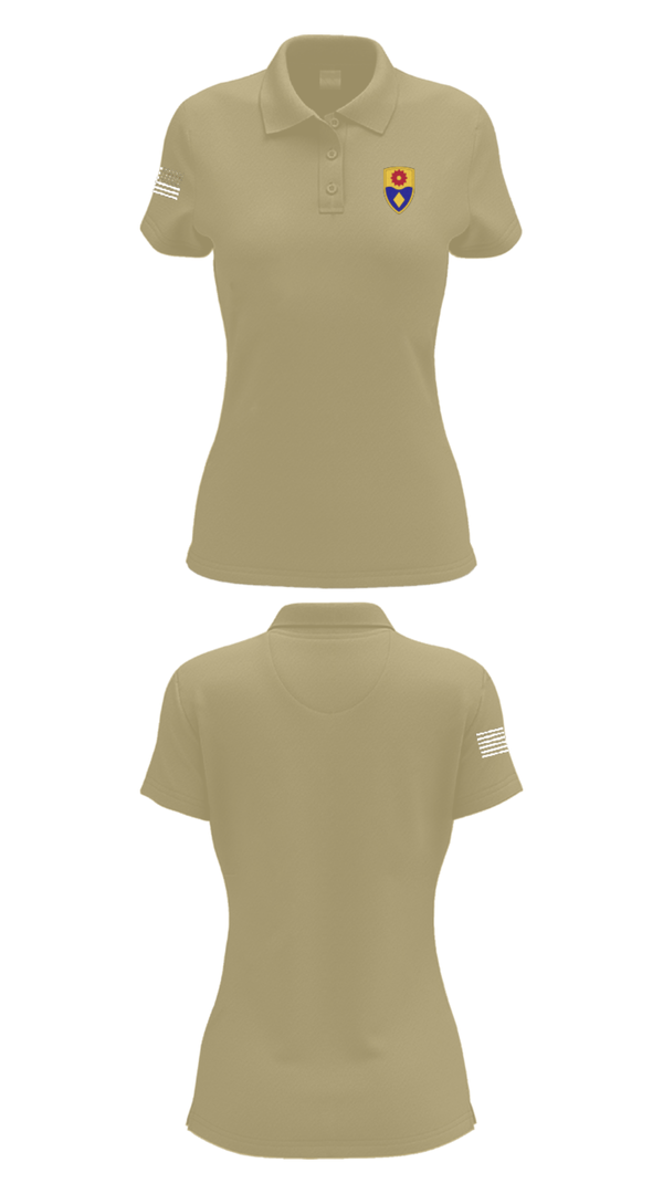 Women's Short Sleeve Performance Polo, 270th MP CO, National Guard, Teamtime, Team time, sublimation, custom sports apparel, team uniforms, spirit wear, spiritwear, sports uniforms, custom shirts, team store, custom team store, fundraiser sports, apparel fundraiser