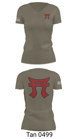Women's Short Sleeve Vneck Shirt, 187th Iron Rakkasans, Army, Teamtime, Team time, sublimation, custom sports apparel, team uniforms, spirit wear, spiritwear, sports uniforms, custom shirts, team store, custom team store, fundraiser sports, apparel fundraiser