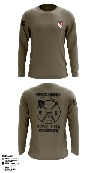 Long Sleeve Performance Polo, 615TH ECC, , Teamtime, Team time, sublimation, custom sports apparel, team uniforms, spirit wear, spiritwear, sports uniforms, custom shirts, team store, custom team store, fundraiser sports, apparel fundraiser