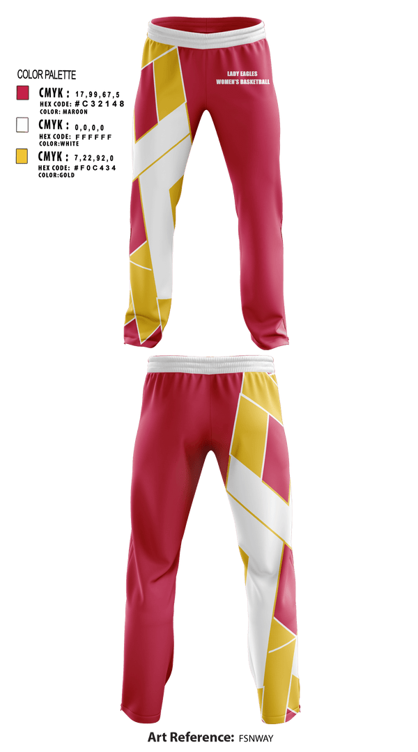Sweatpants, Lady Eagles, Women's Basketball, Teamtime, Team time, sublimation, custom sports apparel, team uniforms, spirit wear, spiritwear, sports uniforms, custom shirts, team store, custom team store, fundraiser sports, apparel fundraiser