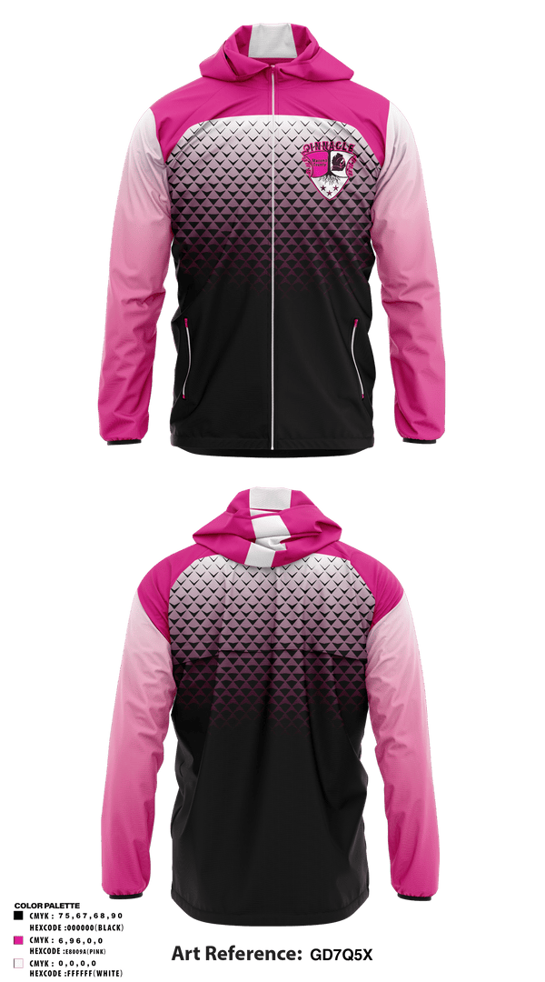 Windbreaker, Pinnacle FC, Men's Soccer, Teamtime, Team time, sublimation, custom sports apparel, team uniforms, spirit wear, spiritwear, sports uniforms, custom shirts, team store, custom team store, fundraiser sports, apparel fundraiser