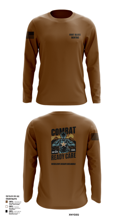 Fort Bliss DENTAC 45605501 Long Sleeve Performance Shirt - 1