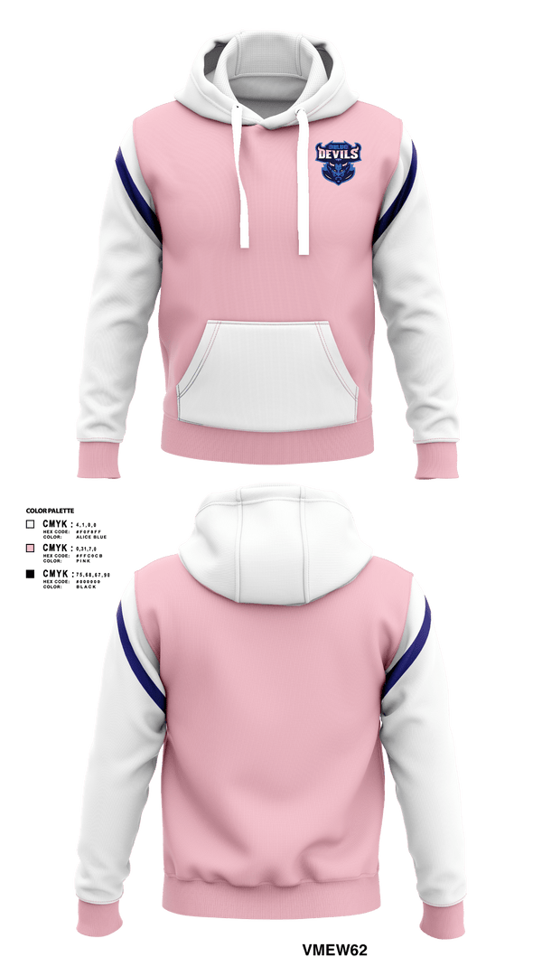 Hoodie, Blue devils, Football, Teamtime, Team time, sublimation, custom sports apparel, team uniforms, spirit wear, spiritwear, sports uniforms, custom shirts, team store, custom team store, fundraiser sports, apparel fundraiser