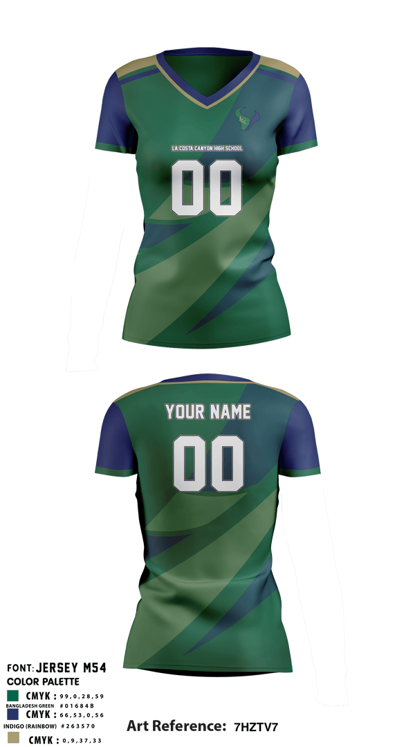 Women's Short Sleeve Vneck Shirt, La Costa Canyon High School Volleyball, Women's Volleyball, Teamtime, Team time, sublimation, custom sports apparel, team uniforms, spirit wear, spiritwear, sports uniforms, custom shirts, team store, custom team store, fundraiser sports, apparel fundraiser