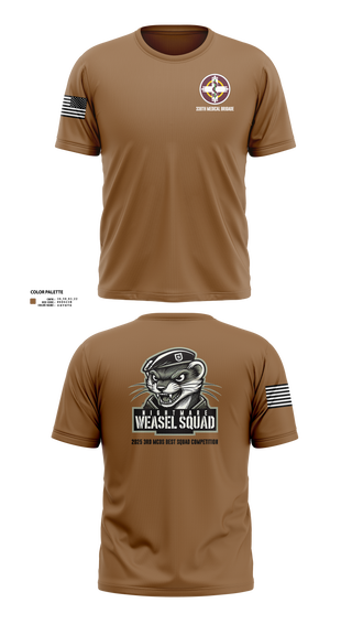 Old School Cotton Feel Shirt, 338th MED BDE, Army, Teamtime, Team time, sublimation, custom sports apparel, team uniforms, spirit wear, spiritwear, sports uniforms, custom shirts, team store, custom team store, fundraiser sports, apparel fundraiser