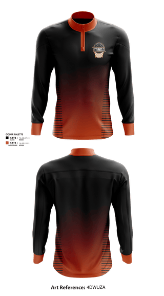 Quarter Zip Jacket, Pivot Elite Hoops, Women's Basketball, Teamtime, Team time, sublimation, custom sports apparel, team uniforms, spirit wear, spiritwear, sports uniforms, custom shirts, team store, custom team store, fundraiser sports, apparel fundraiser