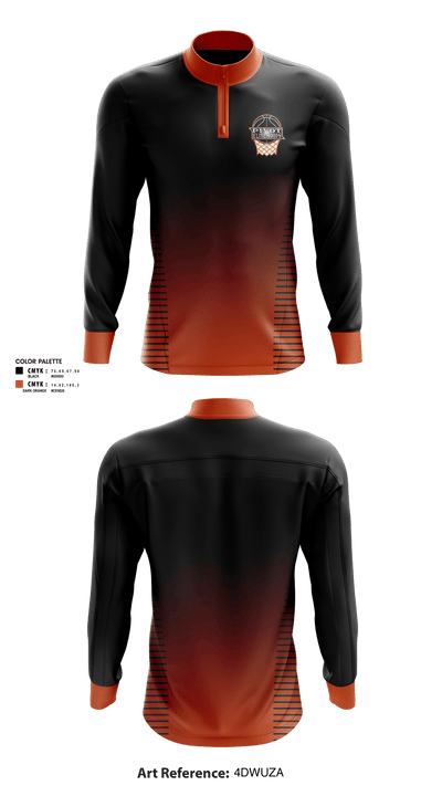 Pivot Elite Hoops 48535637 Quarter Zip Jacket - 1