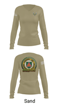 51st Combat Engineers 81487377 Women's Long Sleeve V-neck Shirt - 97