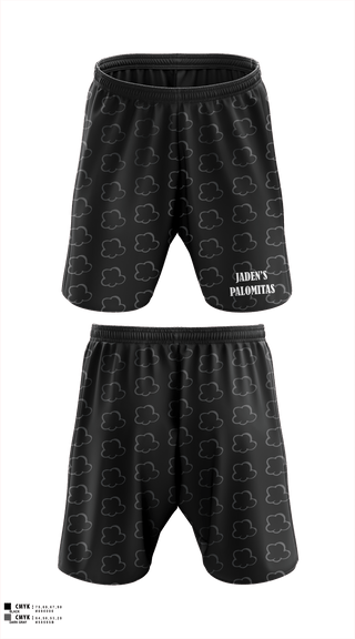 Athletic Shorts With Pockets, Jaden’s palomitas, , Teamtime, Team time, sublimation, custom sports apparel, team uniforms, spirit wear, spiritwear, sports uniforms, custom shirts, team store, custom team store, fundraiser sports, apparel fundraiser