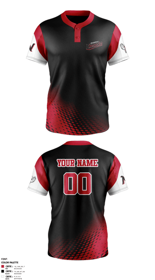 Two Button Softball Jersey, NEMESISOCS 117th RTI, Softball, Teamtime, Team time, sublimation, custom sports apparel, team uniforms, spirit wear, spiritwear, sports uniforms, custom shirts, team store, custom team store, fundraiser sports, apparel fundraiser