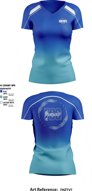 Women's Short Sleeve Vneck Shirt, Fortnite Burger Gang, E-Sports, Teamtime, Team time, sublimation, custom sports apparel, team uniforms, spirit wear, spiritwear, sports uniforms, custom shirts, team store, custom team store, fundraiser sports, apparel fundraiser