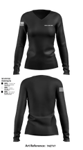 Chua Linh Son 57601981 Women's Long Sleeve V-neck Shirt - 1