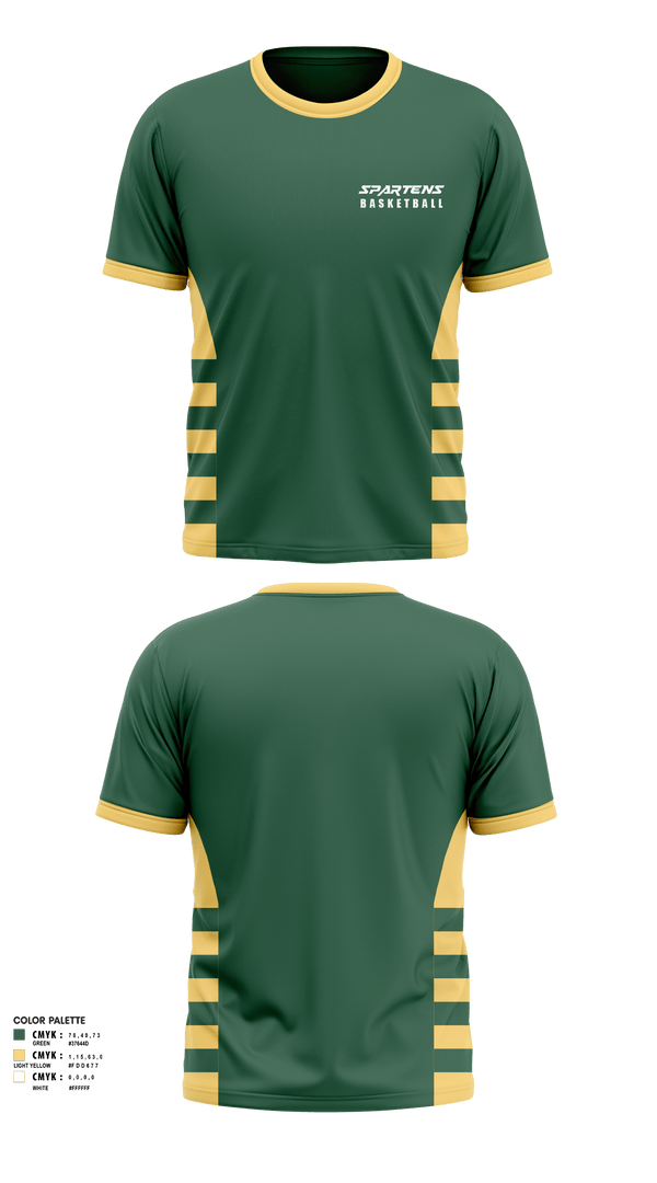 Short Sleeve Performance Shirt, Spartens, Men's Basketball, Teamtime, Team time, sublimation, custom sports apparel, team uniforms, spirit wear, spiritwear, sports uniforms, custom shirts, team store, custom team store, fundraiser sports, apparel fundraiser