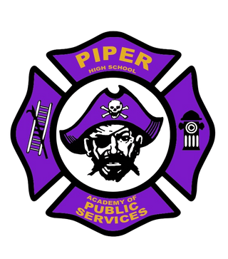 Piper High School Public Services Academy 74445509 Stainless Steel Water Bottle with a Straw Lid