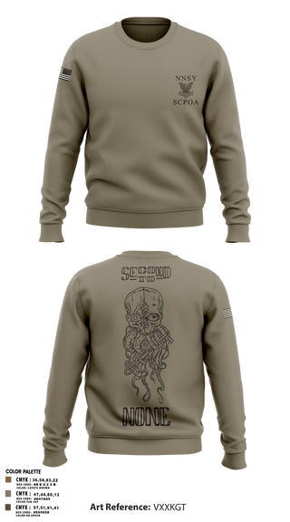 Crew Neck Sweatshirt, NNSY SCPOA, Navy, Teamtime, Team time, sublimation, custom sports apparel, team uniforms, spirit wear, spiritwear, sports uniforms, custom shirts, team store, custom team store, fundraiser sports, apparel fundraiser